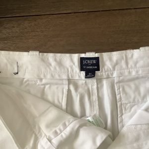 J crew white shorts 31 w